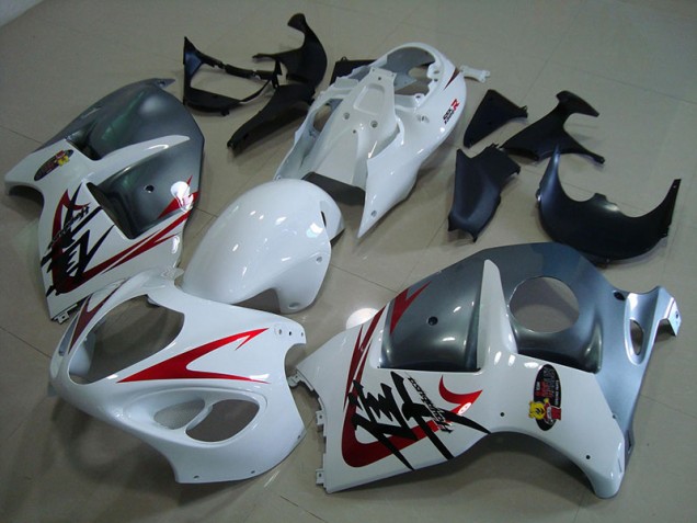 Carene Suzuki GSXR 1300 Hayabusa 96-07 - Bianco Nero Carene Suzuki GSXR 1300 Hayabusa 96-07 - Bianco Nero