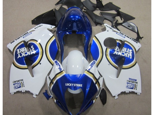 Carene Suzuki GSXR 1300 Hayabusa 96-07 - Blu Motul Bianco Lucky Strike Carene Suzuki GSXR 1300 Hayabusa 96-07 - Blu Motul Bianco Lucky Strike
