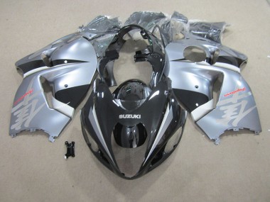Carene Suzuki GSXR 1300 Hayabusa 96-07 - Nero Argento