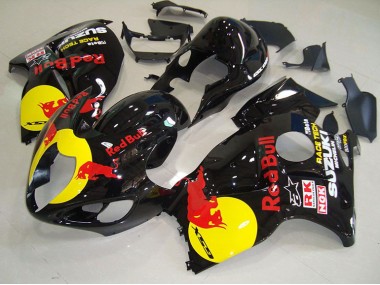 Carene Suzuki GSXR 1300 Hayabusa 96-07 - Nero Giallo Red Bull