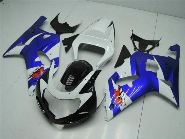 Carene Suzuki GSXR 600 / 750 K1 K2 K3 01-03 - Bianco Blu Carene Suzuki GSXR 600 / 750 K1 K2 K3 01-03 - Bianco Blu