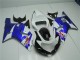 Carene Suzuki GSXR 600 / 750 K1 K2 K3 01-03 - Bianco Blu Carene Suzuki GSXR 600 / 750 K1 K2 K3 01-03 - Bianco Blu