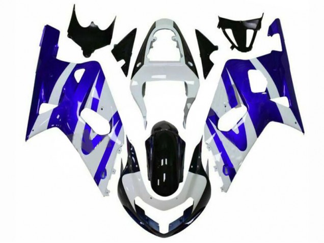 Carene Suzuki GSXR 600 / 750 K1 K2 K3 01-03 - Blu Bianco Carene Suzuki GSXR 600 / 750 K1 K2 K3 01-03 - Blu Bianco