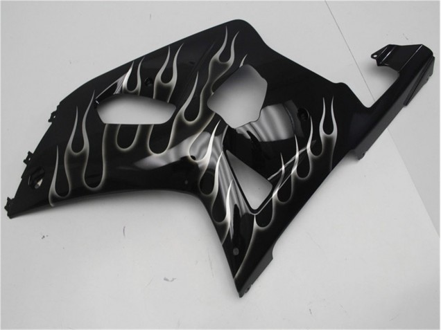 Carene Suzuki GSXR 600 / 750 K1 K2 K3 01-03 - Nero Bianco Fiamma Carene Suzuki GSXR 600 / 750 K1 K2 K3 01-03 - Nero Bianco Fiamma