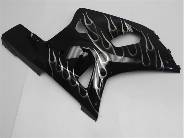 Carene Suzuki GSXR 600 / 750 K1 K2 K3 01-03 - Nero Bianco Fiamma Carene Suzuki GSXR 600 / 750 K1 K2 K3 01-03 - Nero Bianco Fiamma