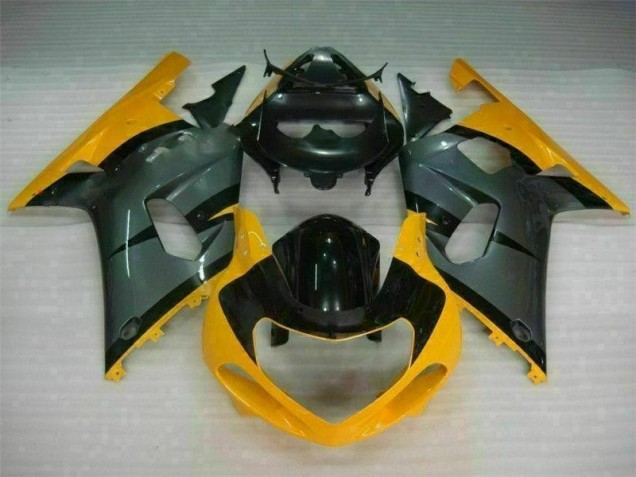 Carene Suzuki GSXR 600 / 750 K1 K2 K3 01-03 - Nero Giallo Carene Suzuki GSXR 600 / 750 K1 K2 K3 01-03 - Nero Giallo
