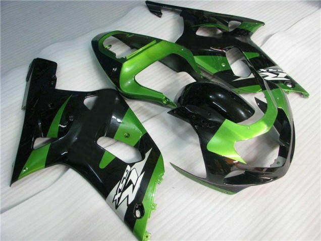 Carene Suzuki GSXR 600 / 750 K1 K2 K3 01-03 - Verde Nero Carene Suzuki GSXR 600 / 750 K1 K2 K3 01-03 - Verde Nero