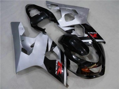 Carene Suzuki GSXR 600 / 750 K4 04-05 - Nero Argento