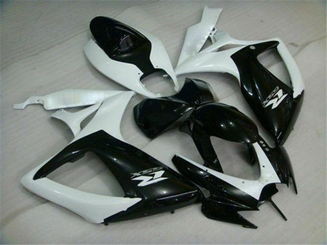 Carene Suzuki GSXR 600 / 750 K6 06-07 - Nero Bianco Carene Suzuki GSXR 600 / 750 K6 06-07 - Nero Bianco