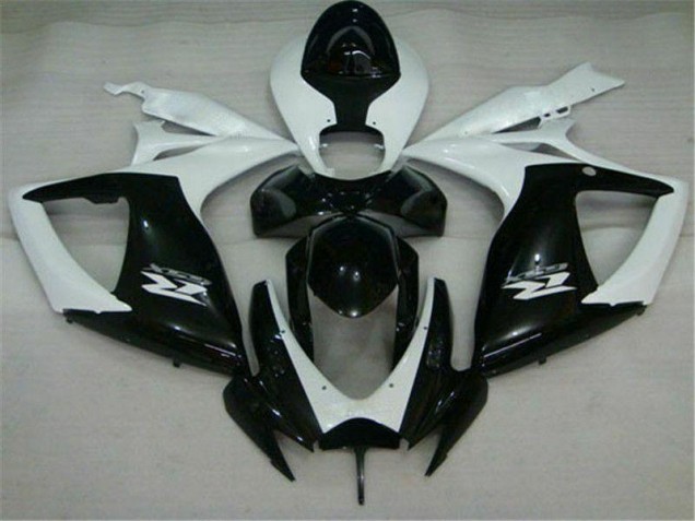 Carene Suzuki GSXR 600 / 750 K6 06-07 - Nero Bianco Carene Suzuki GSXR 600 / 750 K6 06-07 - Nero Bianco