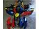 Carene Suzuki GSXR 600 / 750 K6 06-07 - Rosso Blu Carene Suzuki GSXR 600 / 750 K6 06-07 - Rosso Blu