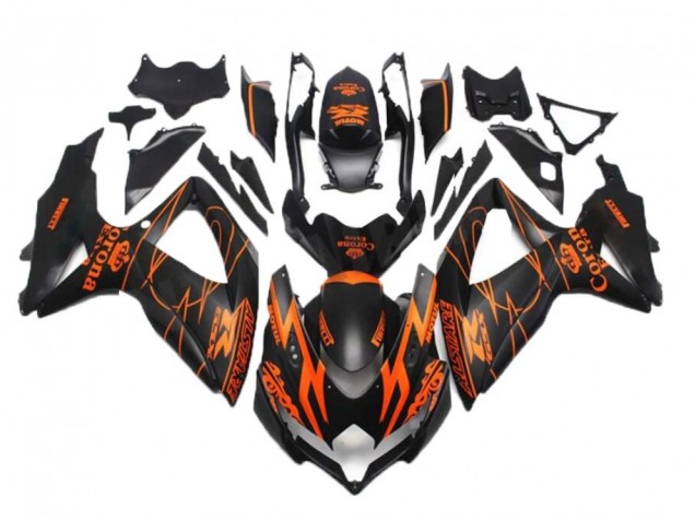 Carene Suzuki GSXR 600 / 750 K8 08-10 - Nero Arancia Carene Suzuki GSXR 600 / 750 K8 08-10 - Nero Arancia