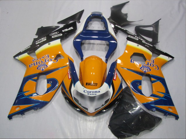 Carene Suzuki GSXR 600 K1 K2 K3 01-03 - Blu Arancia Corona Extra Carene Suzuki GSXR 600 K1 K2 K3 01-03 - Blu Arancia Corona Extra
