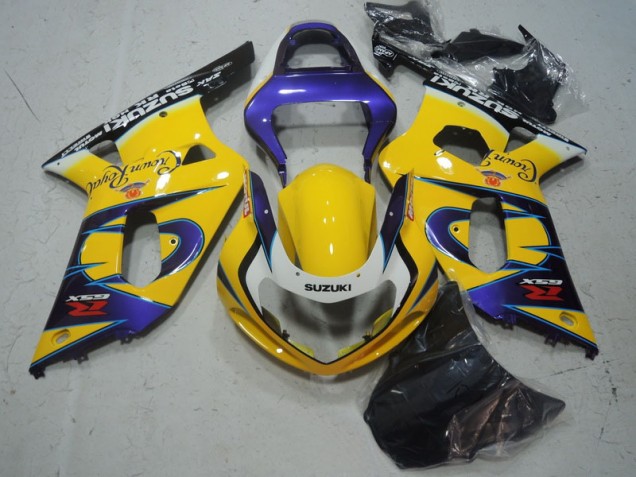 Carene Suzuki GSXR 600 K1 K2 K3 01-03 - Giallo Viola Carene Suzuki GSXR 600 K1 K2 K3 01-03 - Giallo Viola