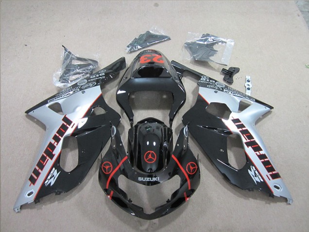 Carene Suzuki GSXR 600 K1 K2 K3 01-03 - Nero Rosso 23 Carene Suzuki GSXR 600 K1 K2 K3 01-03 - Nero Rosso 23