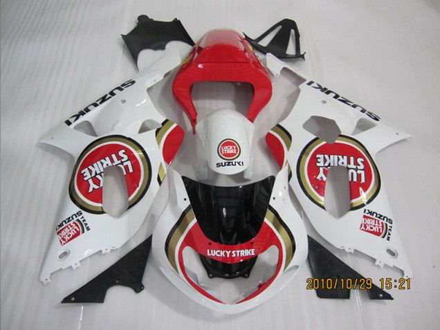 Carene Suzuki GSXR 600 K1 K2 K3 01-03 - Rosso Bianco Lucky Strike Carene Suzuki GSXR 600 K1 K2 K3 01-03 - Rosso Bianco Lucky Strike