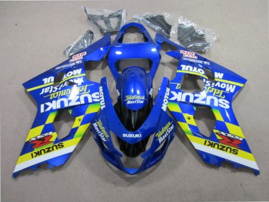 Carene Suzuki GSXR 600 K4 04-05 - Blu Telefumia Movistar