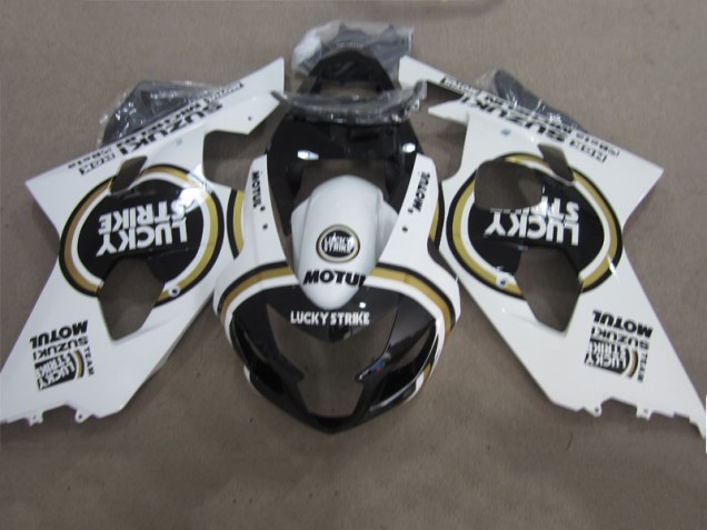 Carene Suzuki GSXR 600 K4 04-05 - Nero Bianco Lucky Strike Motul Carene Suzuki GSXR 600 K4 04-05 - Nero Bianco Lucky Strike Motul