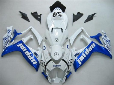 Carene Suzuki GSXR 600 K6 06-07 - Bianco Blu Jordan