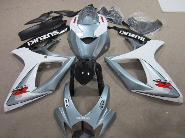 Carene Suzuki GSXR 600 K6 06-07 - Bianco Grigio Carene Suzuki GSXR 600 K6 06-07 - Bianco Grigio