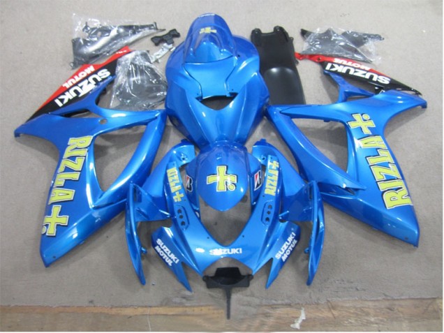Carene Suzuki GSXR 600 K6 06-07 - Blu Giallo Rizla Carene Suzuki GSXR 600 K6 06-07 - Blu Giallo Rizla
