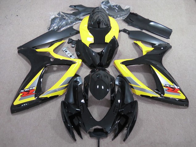 Carene Suzuki GSXR 600 K6 06-07 - Nero Giallo Carene Suzuki GSXR 600 K6 06-07 - Nero Giallo