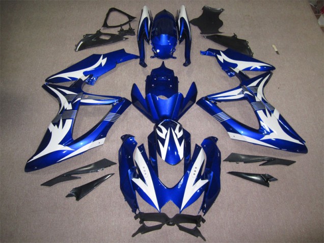 Carene Suzuki GSXR 600 K8 08-10 - Blu Bianco Carene Suzuki GSXR 600 K8 08-10 - Blu Bianco