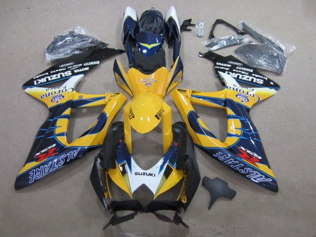 Carene Suzuki GSXR 600 K8 08-10 - Blu Giallo Corona Extra Carene Suzuki GSXR 600 K8 08-10 - Blu Giallo Corona Extra