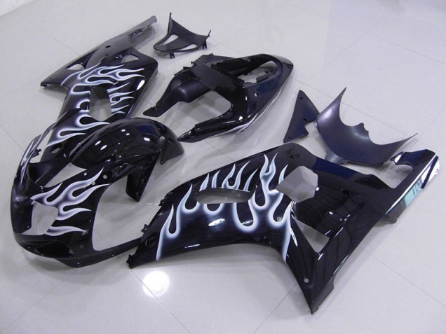 Carene Suzuki GSXR 750 K1 K2 K3 01-03 - Blu Bianco Fiamma Carene Suzuki GSXR 750 K1 K2 K3 01-03 - Blu Bianco Fiamma