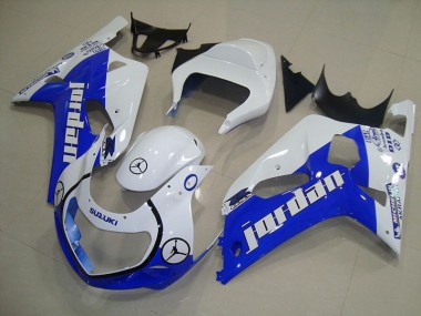 Carene Suzuki GSXR 750 K1 K2 K3 01-03 - Blu Bianco Jordan