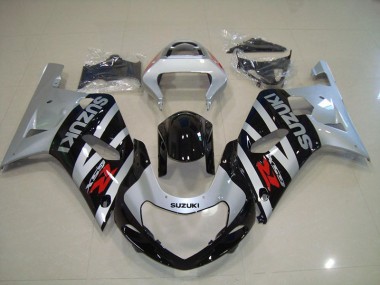 Carene Suzuki GSXR 750 K1 K2 K3 01-03 - Nero Argento