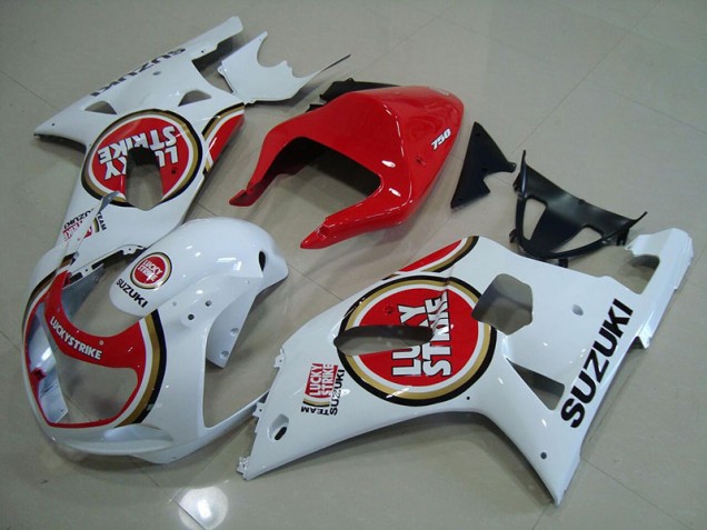 Carene Suzuki GSXR 750 K1 K2 K3 01-03 - Rosso Bianco Lucky Strike Carene Suzuki GSXR 750 K1 K2 K3 01-03 - Rosso Bianco Lucky Strike