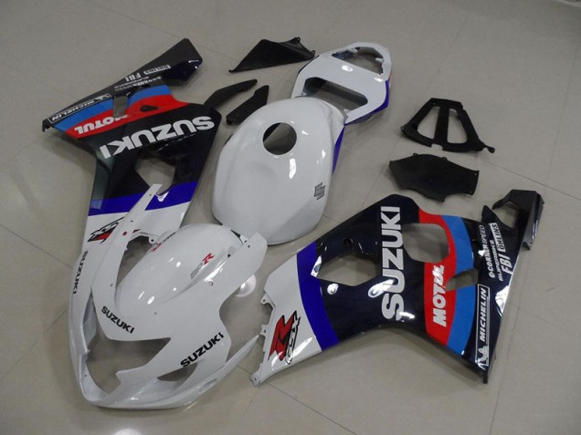 Carene Suzuki GSXR 750 K4 04-05 - Bianco Blu Motul Carene Suzuki GSXR 750 K4 04-05 - Bianco Blu Motul