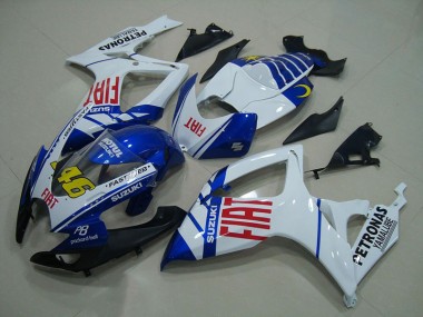 Carene Suzuki GSXR 750 K6 06-07 - Blu Bianco Fiat 46