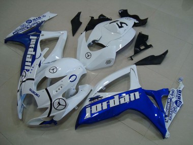 Carene Suzuki GSXR 750 K6 06-07 - Blu Bianco Jordan