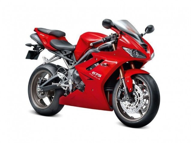 Carene Triumph Daytona 675 Triple 09-12 - Rosso Carene Triumph Daytona 675 Triple 09-12 - Rosso