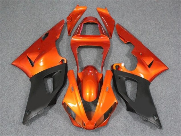 Carene Yamaha R1 00-01 - Arancia Nero Carene Yamaha R1 00-01 - Arancia Nero