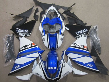 Carene Yamaha R1 00-01 - Blu Bianco Blu Bianco ENEOS