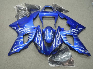 Carene Yamaha R1 00-01 - Blu Bianco Fiamma