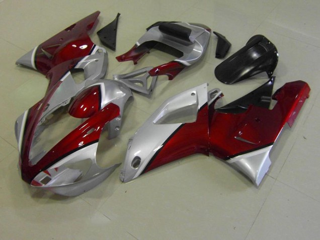 Carene Yamaha R1 00-01 - Rosso & Argento Carene Yamaha R1 00-01 - Rosso & Argento