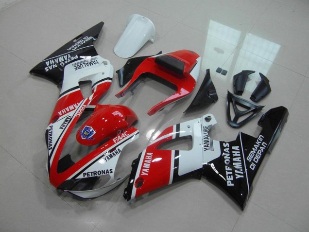 Carene Yamaha R1 00-01 - Rosso Bianco Yamalube Carene Yamaha R1 00-01 - Rosso Bianco Yamalube
