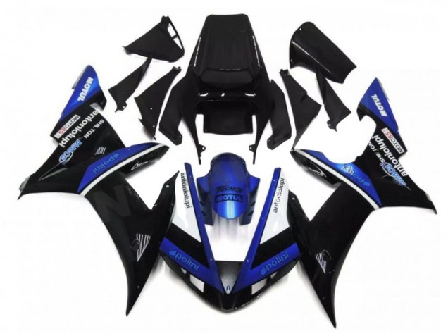 Carene Yamaha R1 02-03 - Nero Blu Carene Yamaha R1 02-03 - Nero Blu