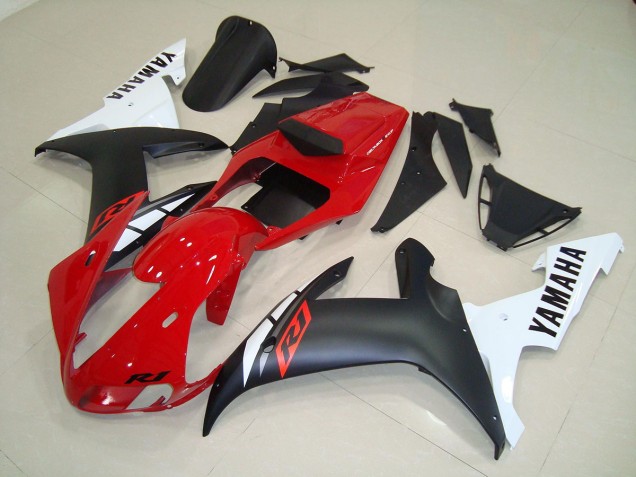 Carene Yamaha R1 02-03 - Nero Opaco Rosso Carene Yamaha R1 02-03 - Nero Opaco Rosso