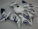 Carene Yamaha R1 04-06 - Bianco Blu Fiamma Carene Yamaha R1 04-06 - Bianco Blu Fiamma
