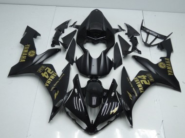 Carene Yamaha R1 04-06 - Rosso Nero Opaco Oro