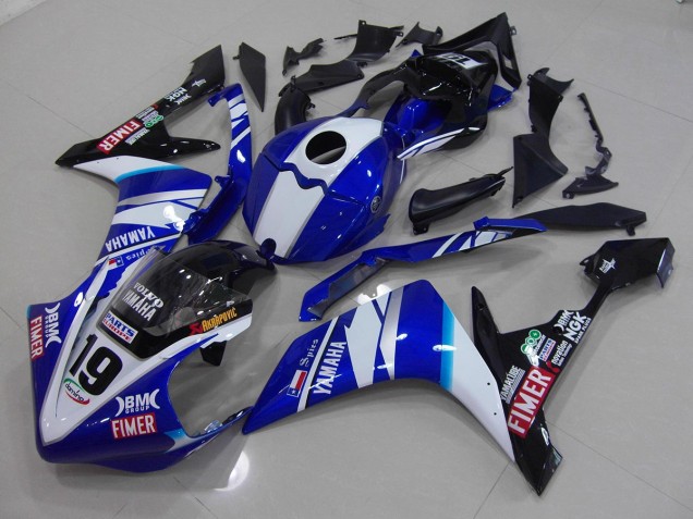 Carene Yamaha R1 07-08 - Bianco Blu Carene Yamaha R1 07-08 - Bianco Blu
