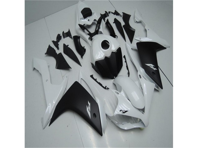 Carene Yamaha R1 07-08 - Bianco Nero Carene Yamaha R1 07-08 - Bianco Nero