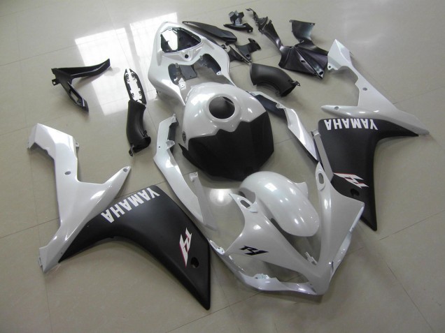 Carene Yamaha R1 07-08 - Bianco Perla Nero Opaco Carene Yamaha R1 07-08 - Bianco Perla Nero Opaco