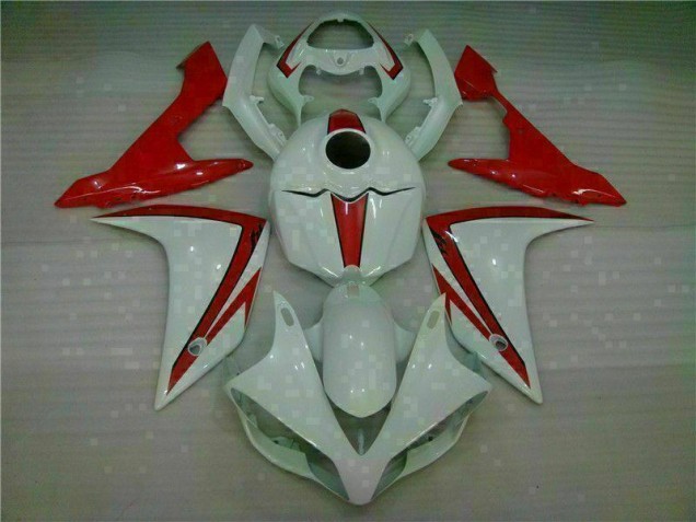 Carene Yamaha R1 07-08 - Bianco Rosso Carene Yamaha R1 07-08 - Bianco Rosso