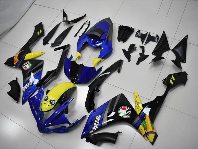 Carene Yamaha R1 07-08 - Blu Squalo Carene Yamaha R1 07-08 - Blu Squalo